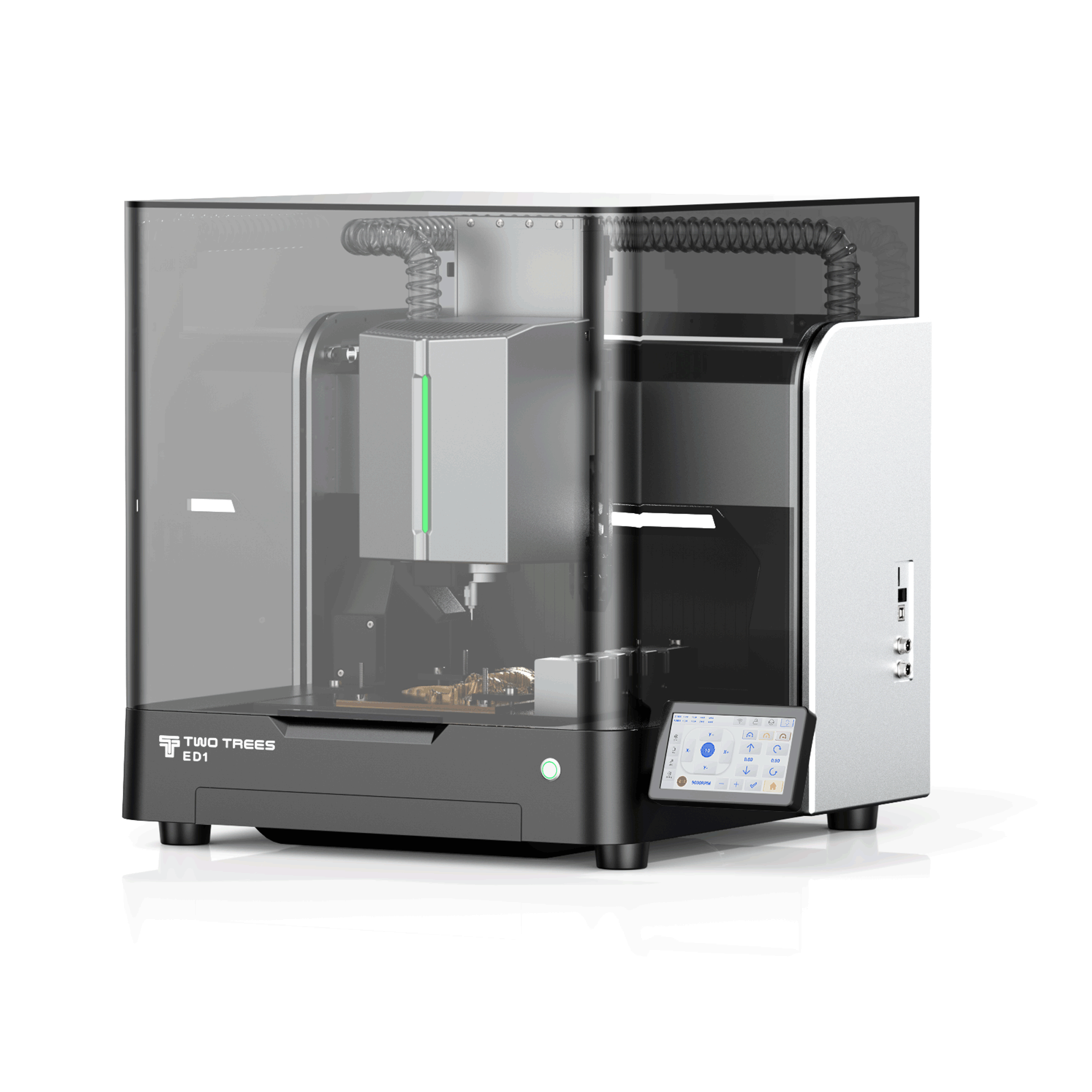 Twotrees ED1 Desktop CNC Router Machine | 600W Enclosed CNC