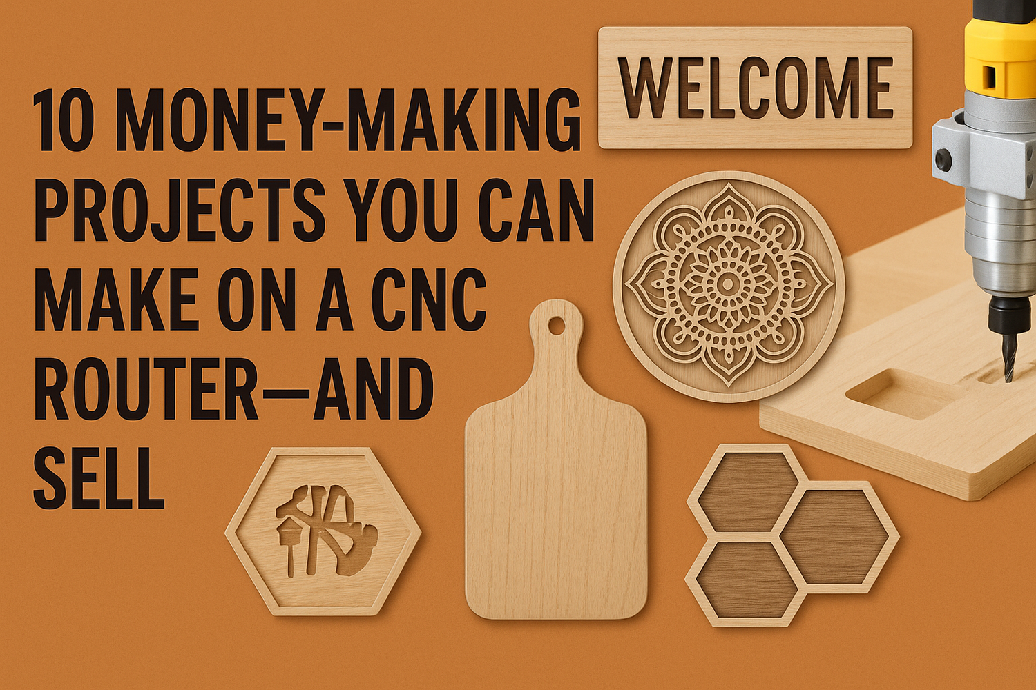 Money-Making Projects You Can Make on a CNC Router—and Sell