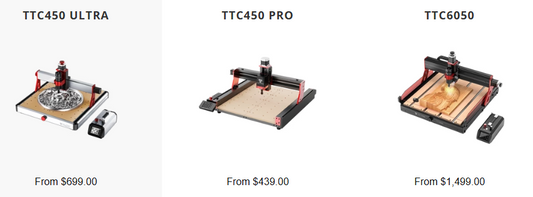 How to Choose the Best TwoTrees CNC Router: TTC 450 vs 450 Pro vs 450 Ultra