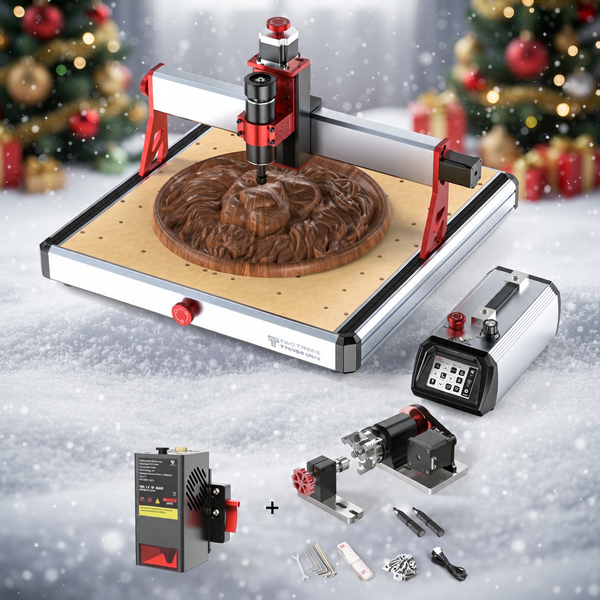 Machine de fraisage CNC ultra Twotrees TTC450+ Module laser TC20 + 4ème axe