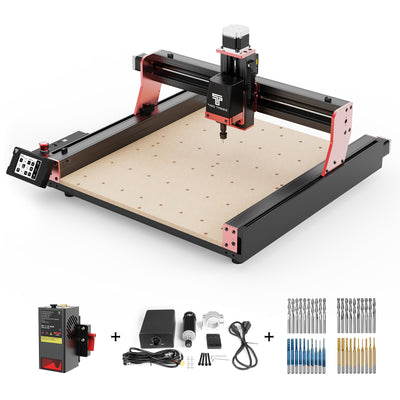 Twotrees TTC450 PRO Macchina CNC Router + Modulo Laser TC20 + Motore 500w + Frese