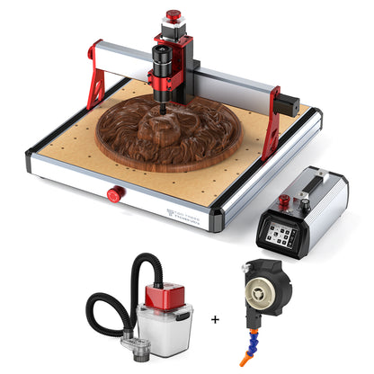 Machine de fraisage CNC ultra Twotrees TTC450+ Aspirateur M1 + Kit de refroidissement