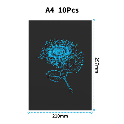 Máquina de grabado láser Twotrees Conjunto de papel para dibujo con degradado de color DIY