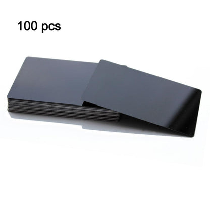 Twotrees 100 Pcs Metal Business Card 0.2mm Thickness Aluminum Alloy Blanks Card - TwoTrees Official Shop