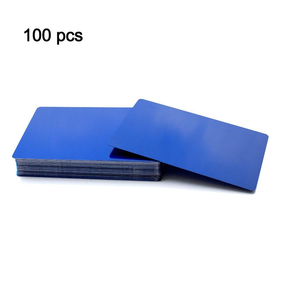 Twotrees 100 Pcs Metal Business Card 0.2mm Thickness Aluminum Alloy Blanks Card - TwoTrees Official Shop