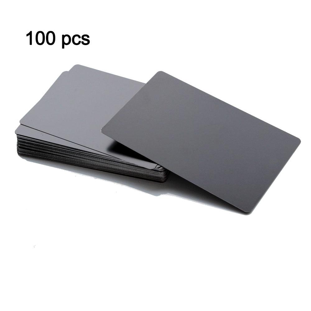 Twotrees 100 Pcs Metal Business Card 0.2mm Thickness Aluminum Alloy Blanks Card - TwoTrees Official Shop
