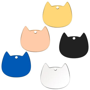 Twotrees 20Pcs Stainless steel Cat Face Id Tags - TwoTrees Official Shop