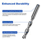 Twotrees Solid Carbide 2 Flute Spiral Ball Nose End Mill Set