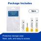 Twotrees Solid Carbide 2 Flute Straight Flat Bottom V-Bit Set 3PCS