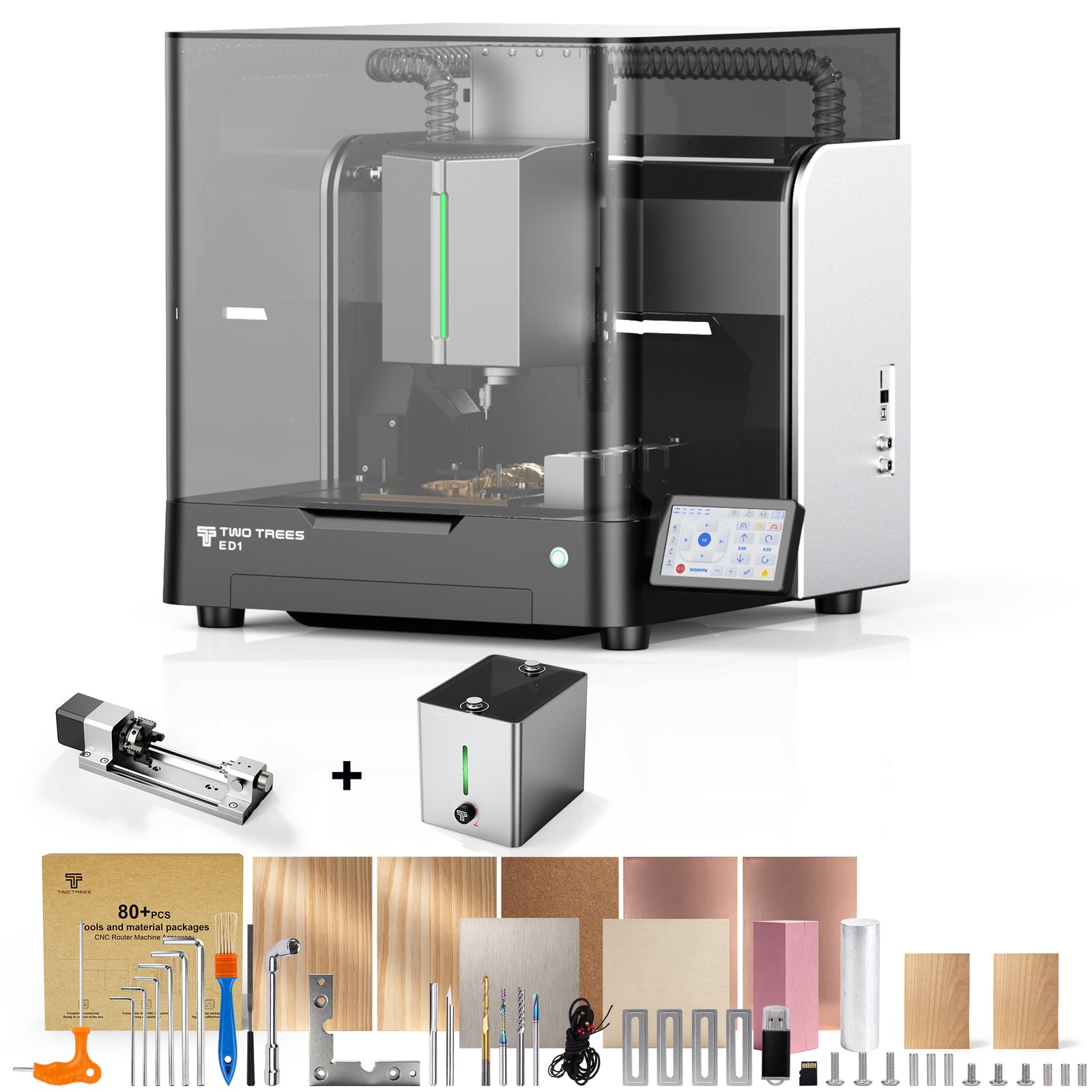 Twotrees ED1 Enclosed Desktop CNC Router Machine