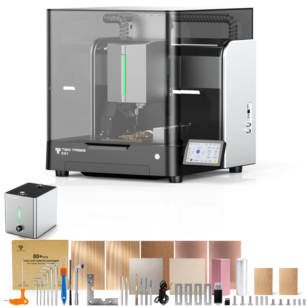 【Pre-sale】Twotrees ED1 Enclosed Desktop CNC Router Machine