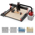 Twotrees TTC450 PRO Macchina CNC Router + Motore 500W + Modulo 4° Asse + Aspirapolvere + Frese