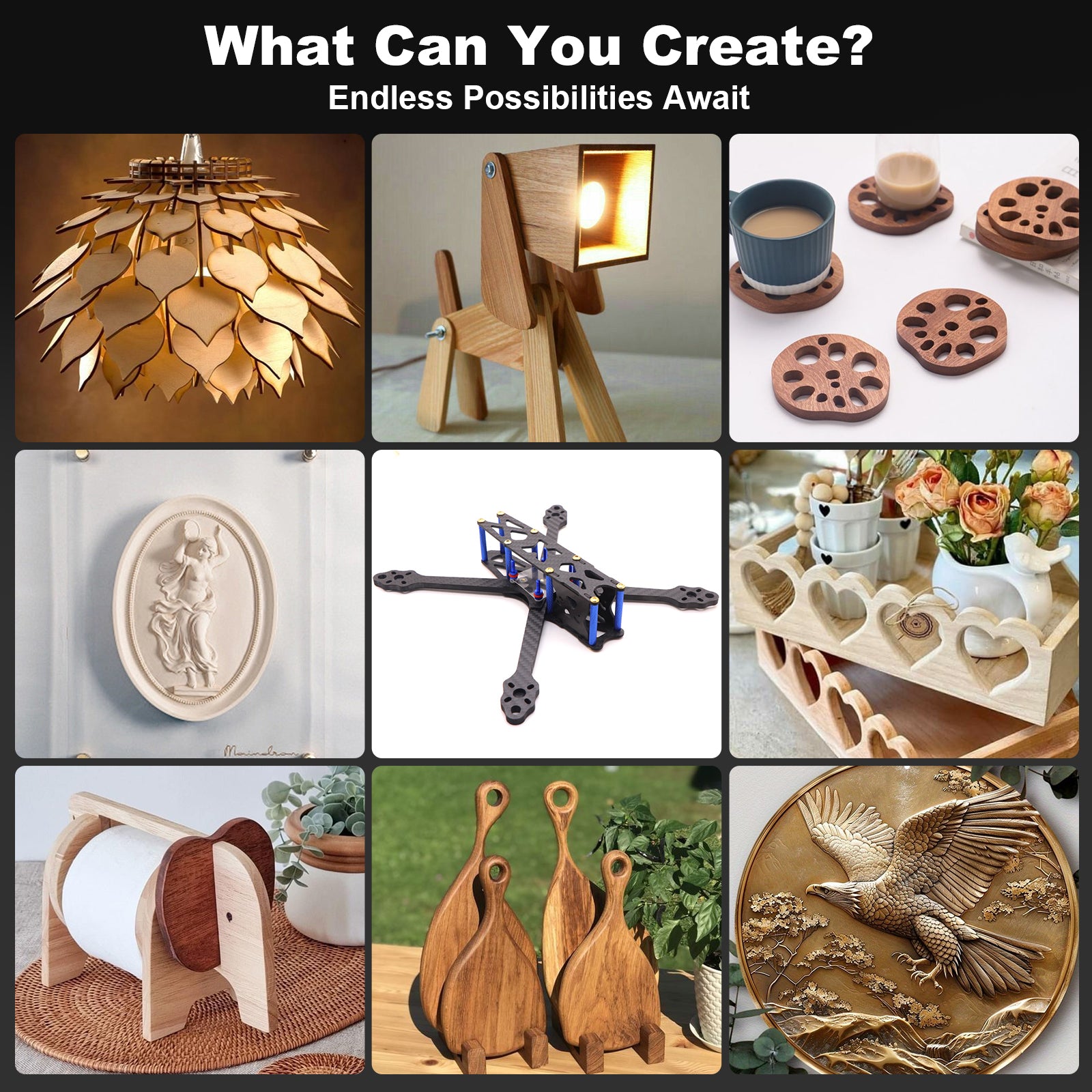 Twotrees TTC6050 CNC Router Machine for Desktop Engraving