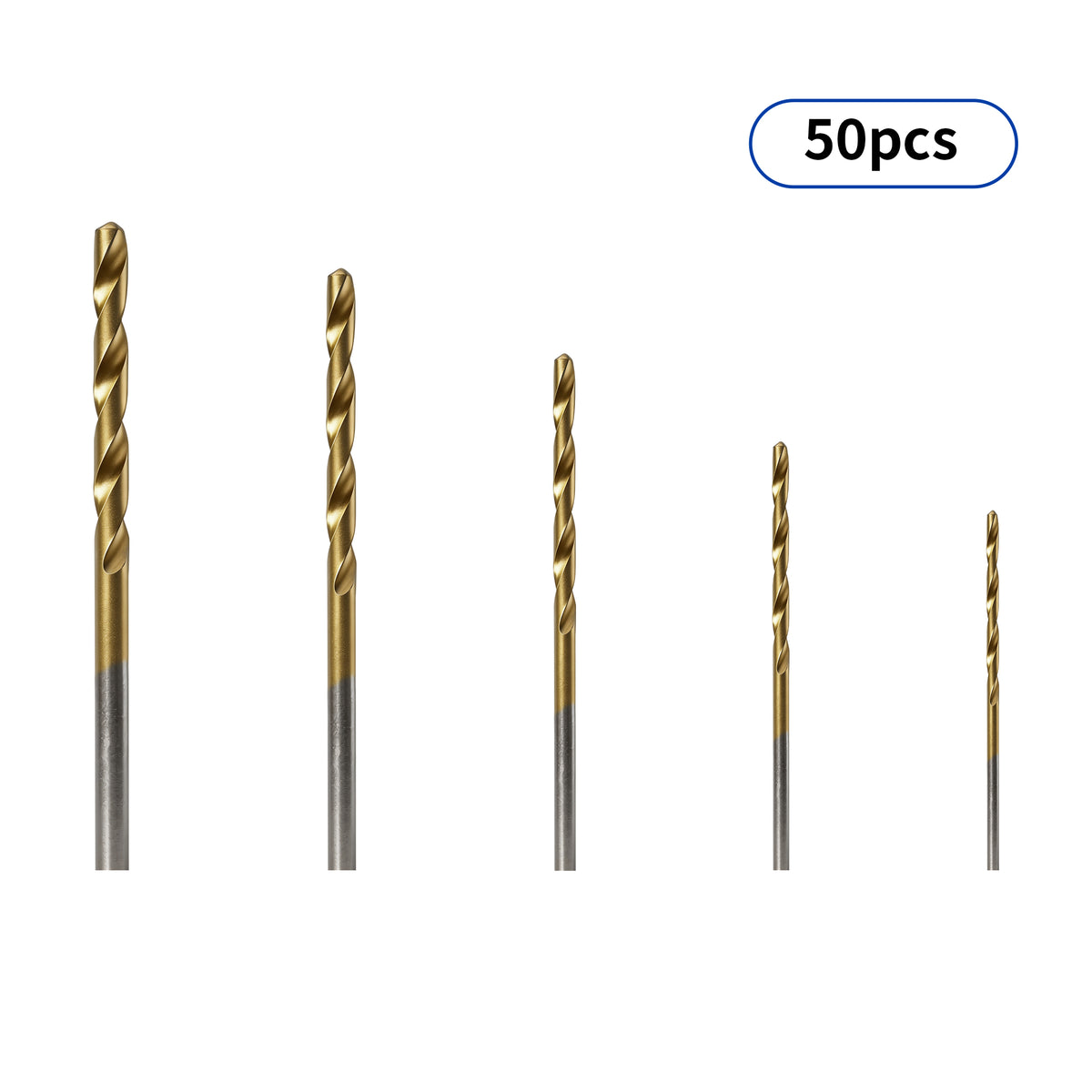 Conjunto de brocas revestidas a titânio Twotrees | Conjunto de 50