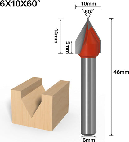 Twotrees V-groove cutter 60° - TwoTrees Official Shop