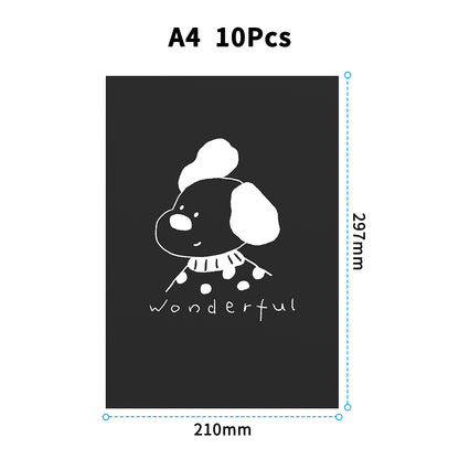 Máquina de grabado láser Twotrees Conjunto de papel para dibujo con degradado de color DIY