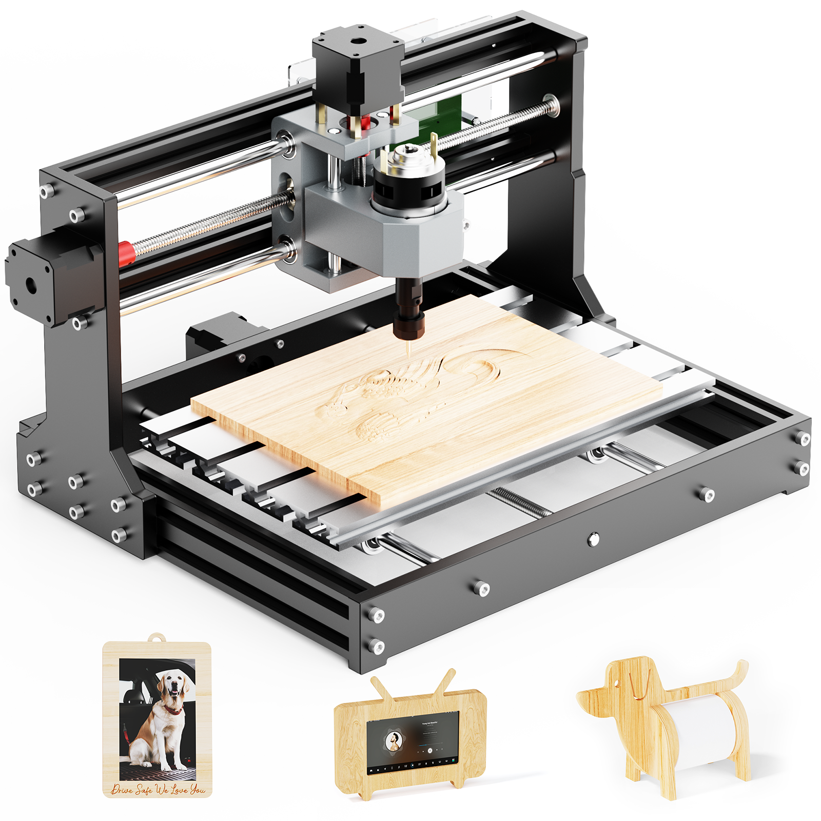Twotrees TTC3018 CNC Router Machine - DIY Desktop Wood Engraver Twotrees TTC3018 CNC Router Machine - DIY Desktop Wood Engraver