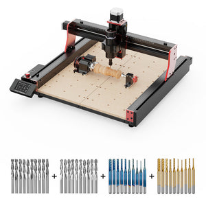 Twotrees TTC450 PRO CNC Router Machine + 500w Motor + 4th Axis CNC Rotary + End Mills - TwoTrees Official Shop
