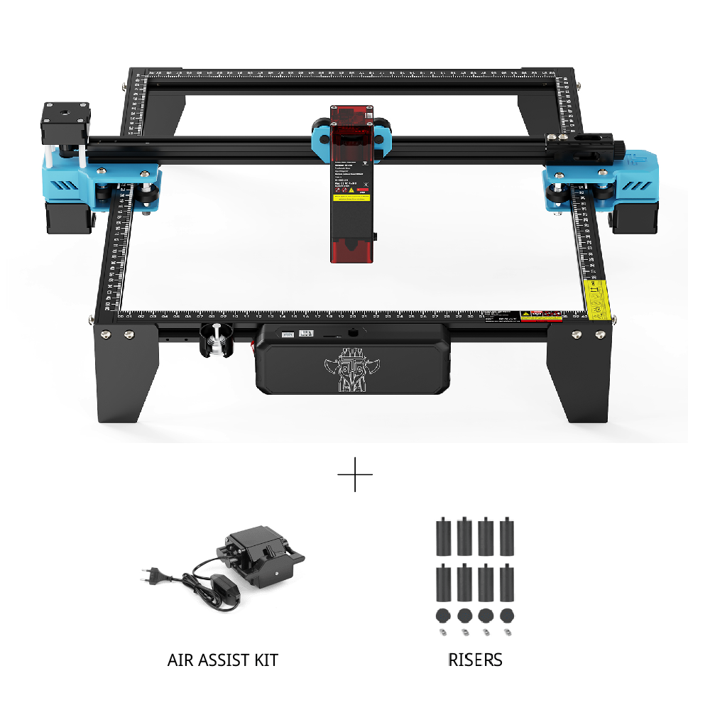 Twotrees TTS-10 Pro Diode Laser Engraver & Air assit kit & Risers - Twotrees Store